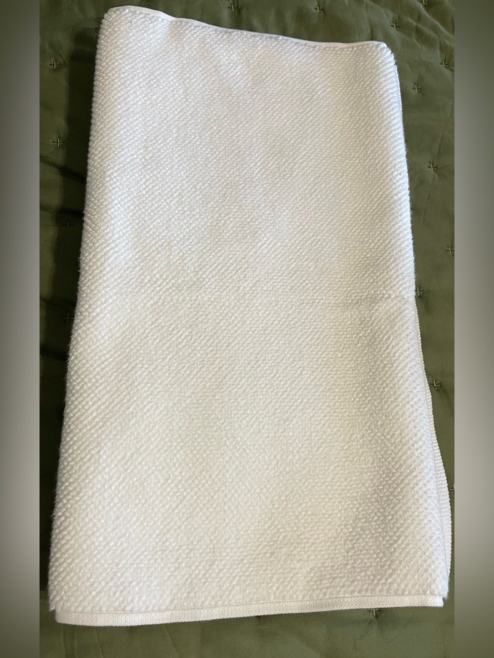 NWT Quince Turkish Cotton Bath Mat Bundle Set of 2 (White) - Picture 3 of 5